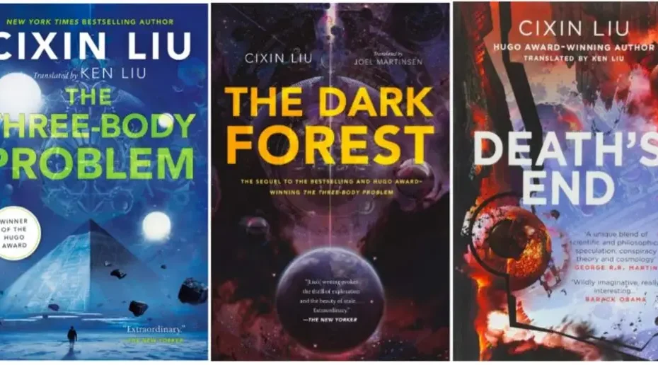 The three books in the Three-Body Problem series